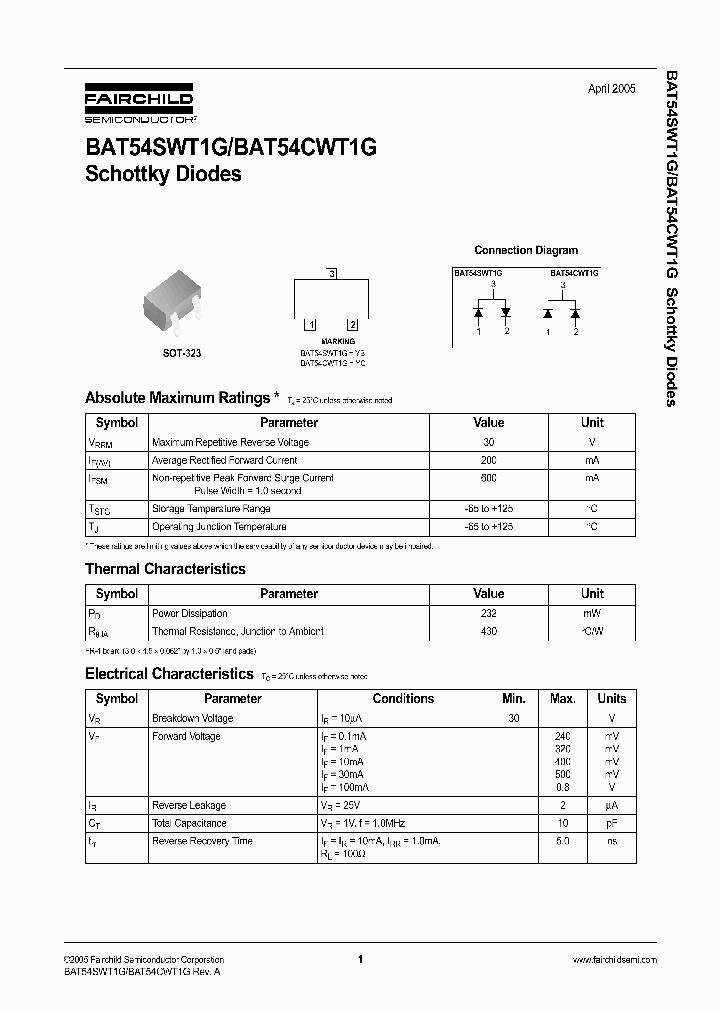BAT54SWT1G_1217416.PDF Datasheet