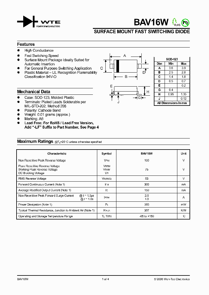 BAV16W06_1217479.PDF Datasheet