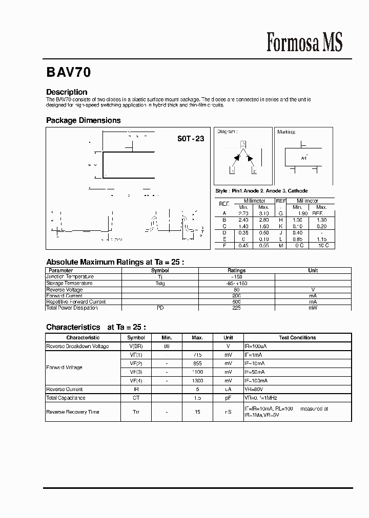 BAV70_1217533.PDF Datasheet