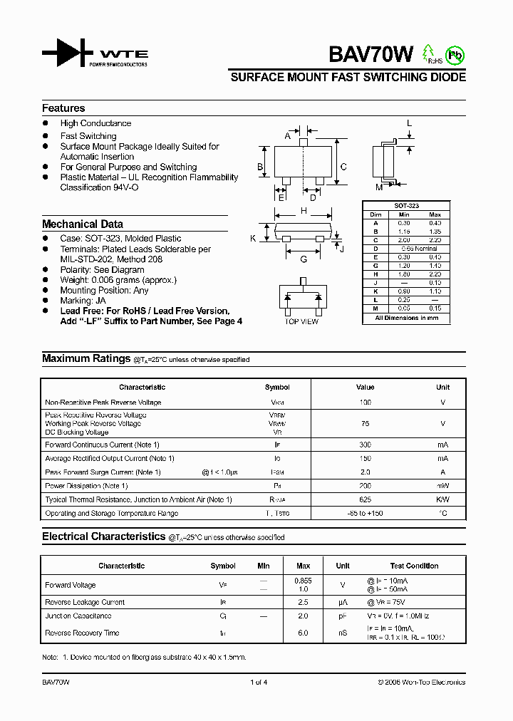 BAV70W06_1217548.PDF Datasheet