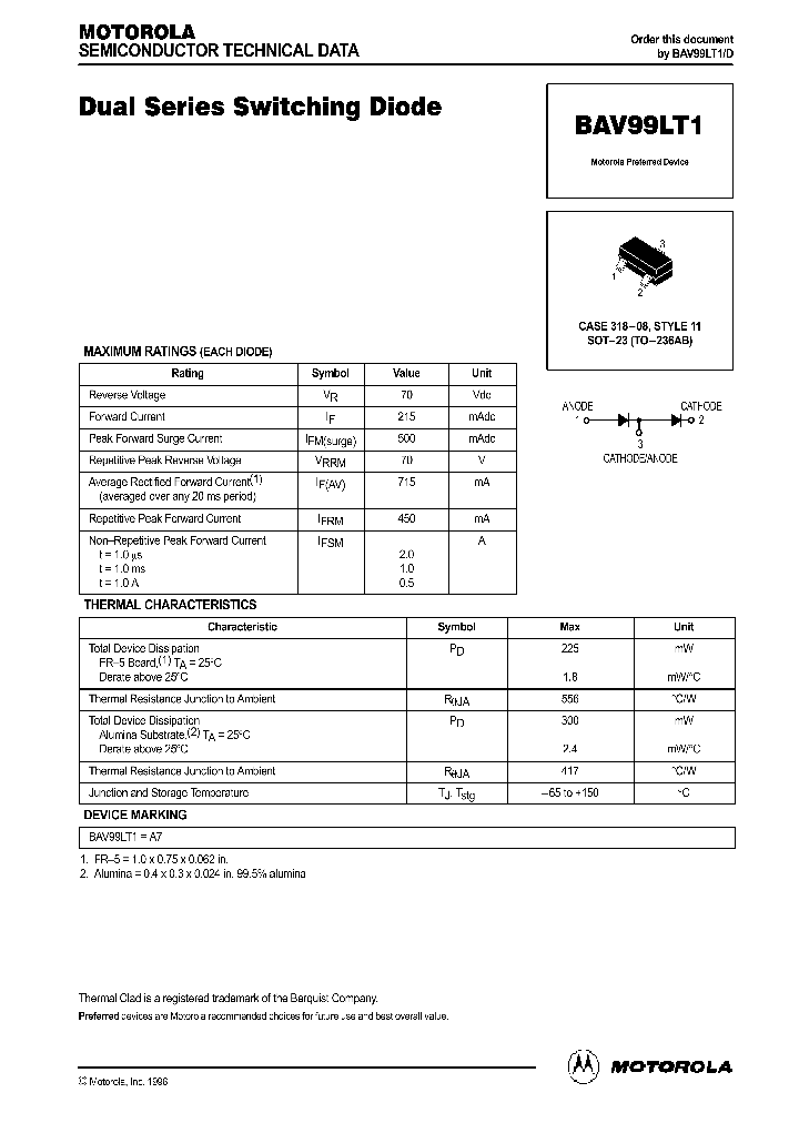 BAV99LT1_1127150.PDF Datasheet
