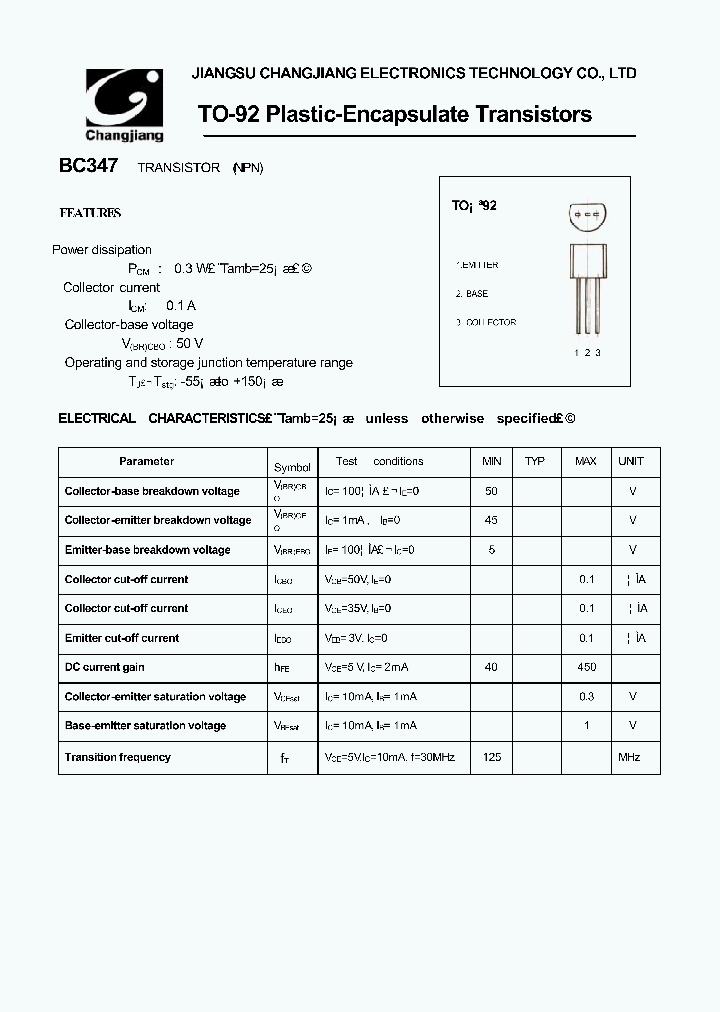 BC347-TO-92_1217867.PDF Datasheet