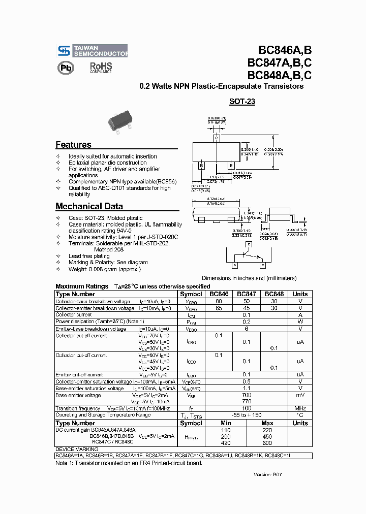 BC846B_1082442.PDF Datasheet