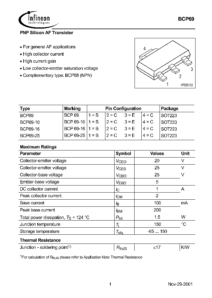 BCP69_1051749.PDF Datasheet