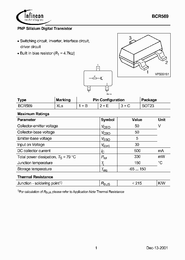BCR569_1218393.PDF Datasheet