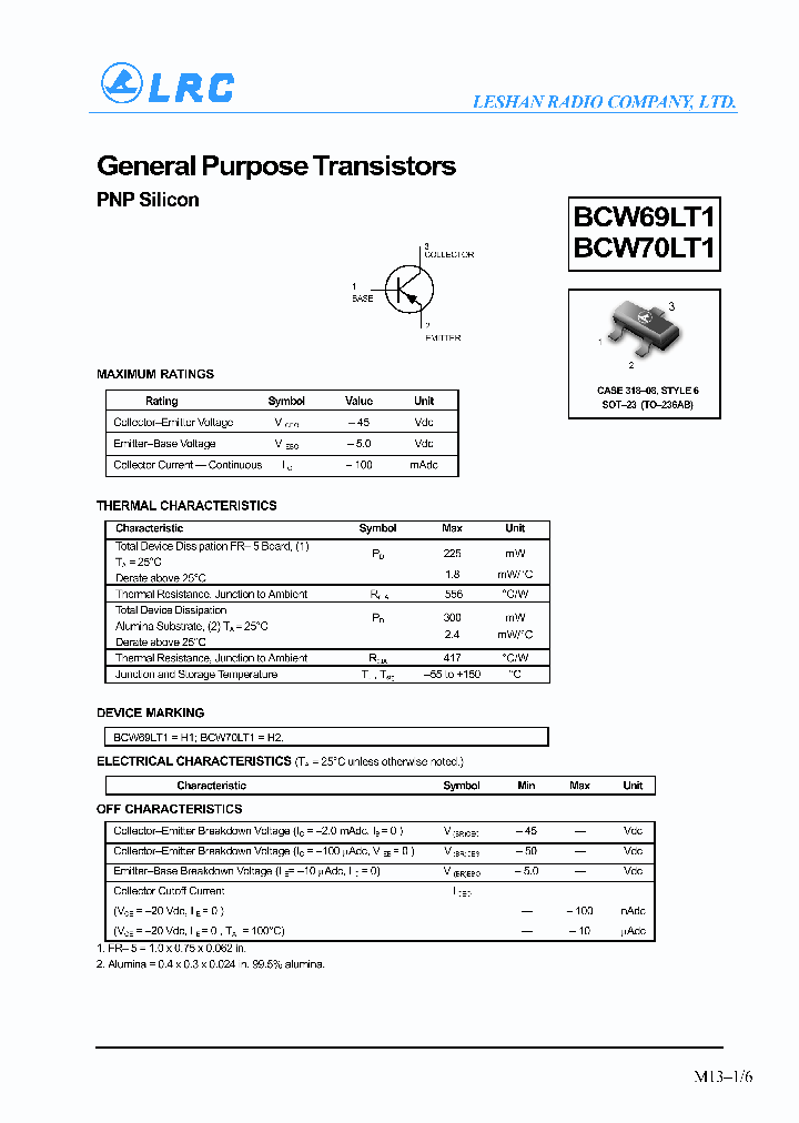 BCW69LT1_1108479.PDF Datasheet