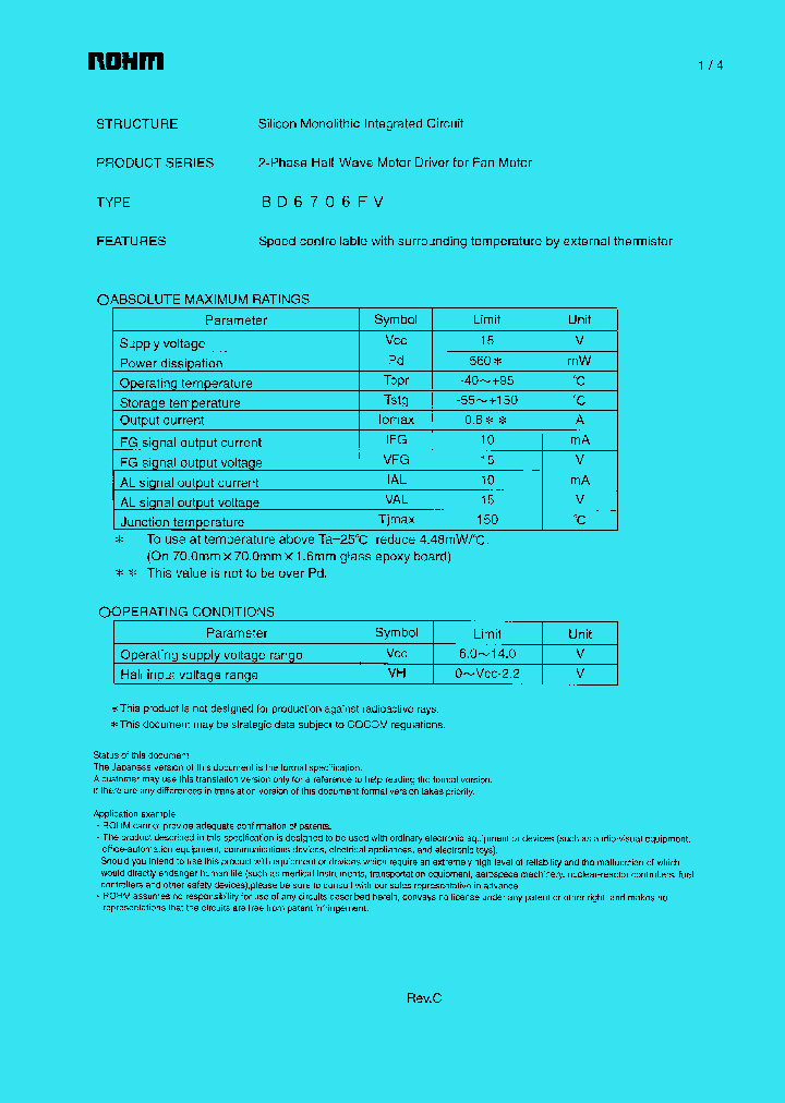 BD6706FV_1218799.PDF Datasheet