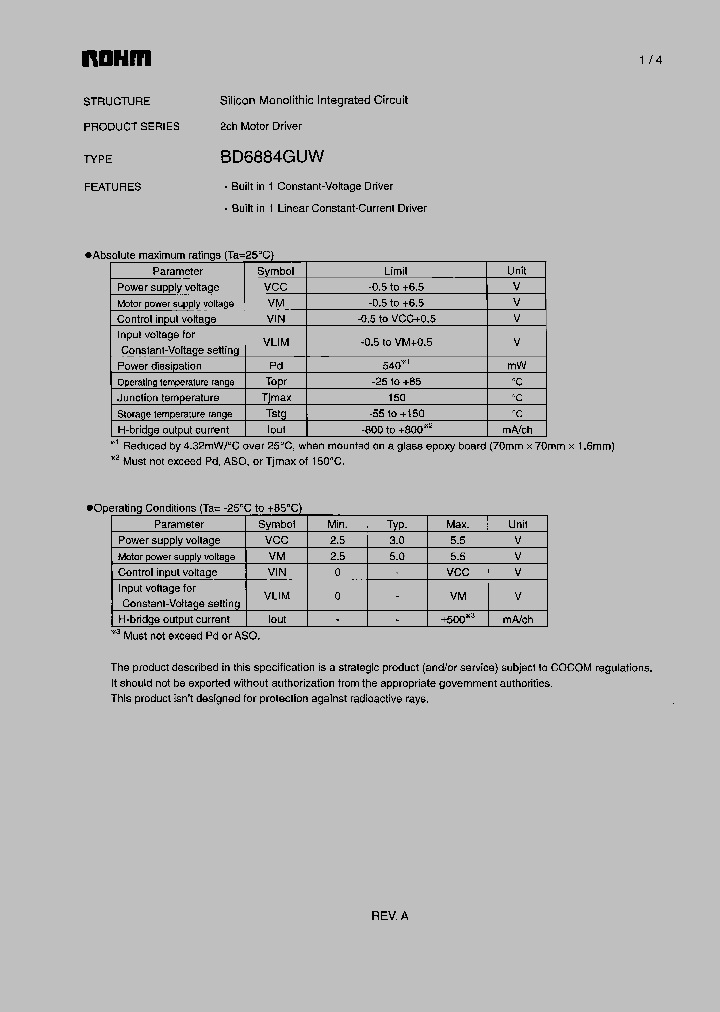 BD6884GUW_1218827.PDF Datasheet