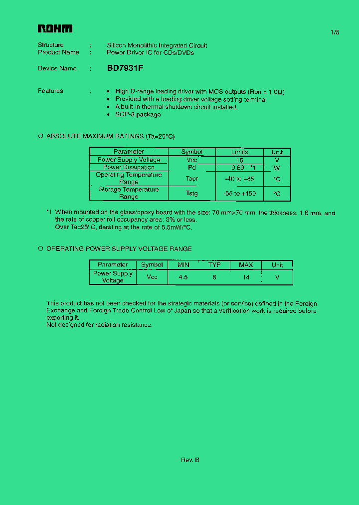 BD7931F_1069520.PDF Datasheet