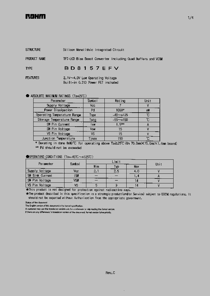 BD8157EFV_1039442.PDF Datasheet