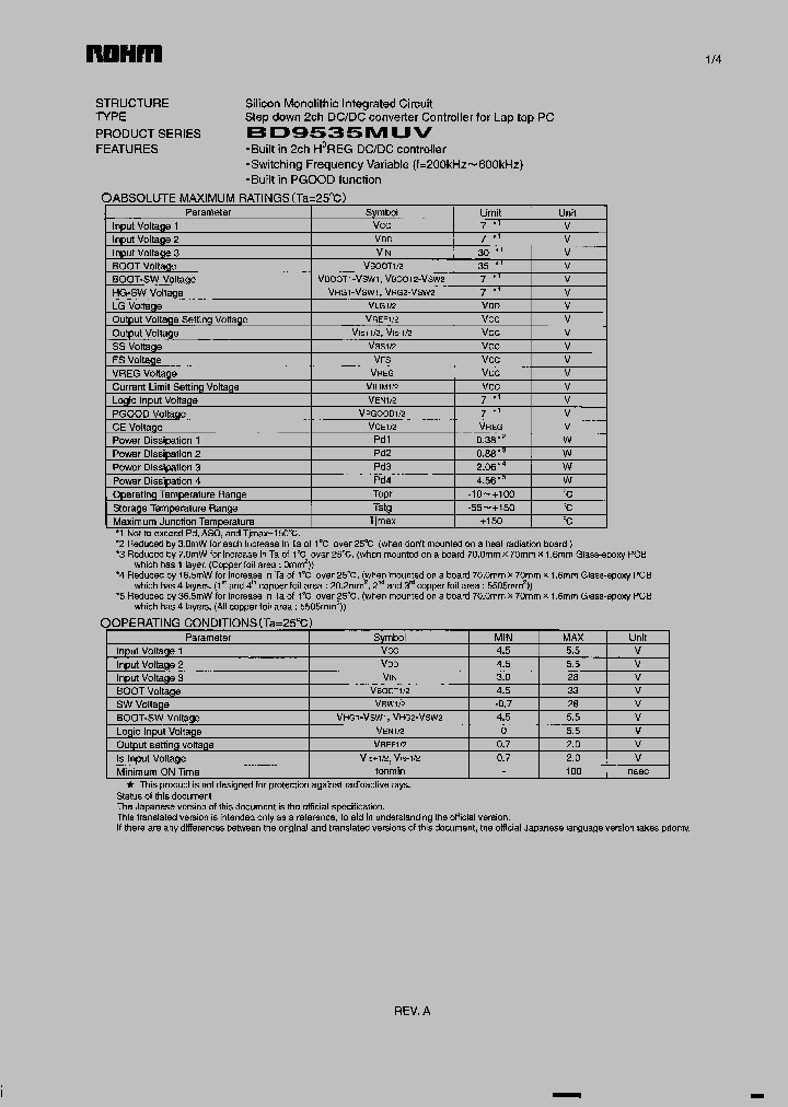 BD9535MUV_1146714.PDF Datasheet