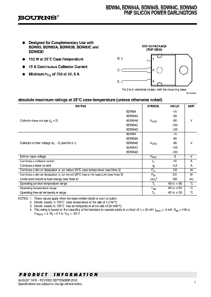 BDW84_1146741.PDF Datasheet