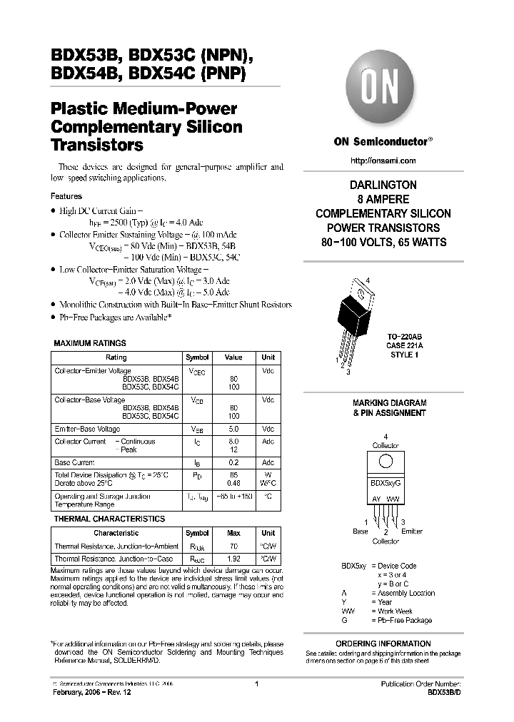 BDX53BG_1034827.PDF Datasheet