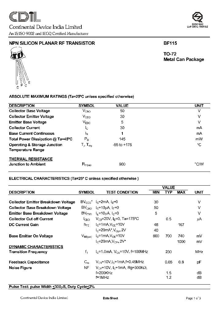 BF115_1218988.PDF Datasheet