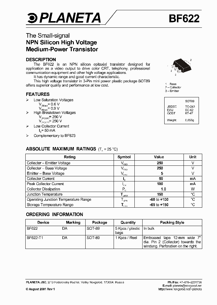 BF622-T1_1219090.PDF Datasheet