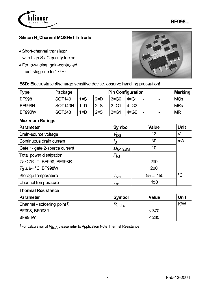 BF998_1152208.PDF Datasheet