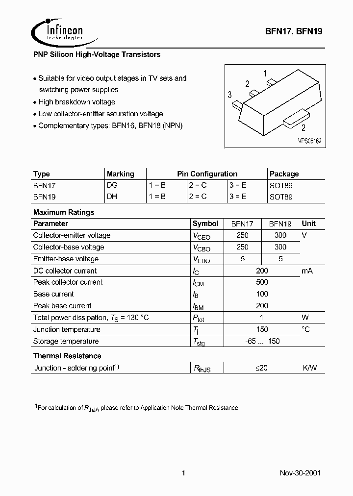 BFN19_1219182.PDF Datasheet