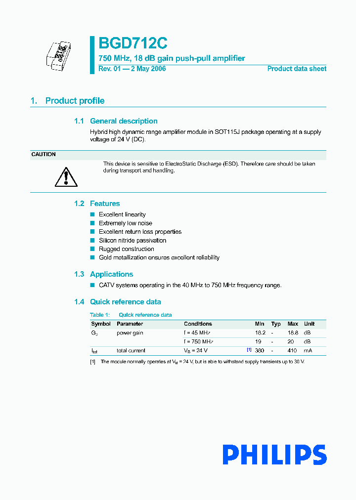 BGD712C_1219373.PDF Datasheet