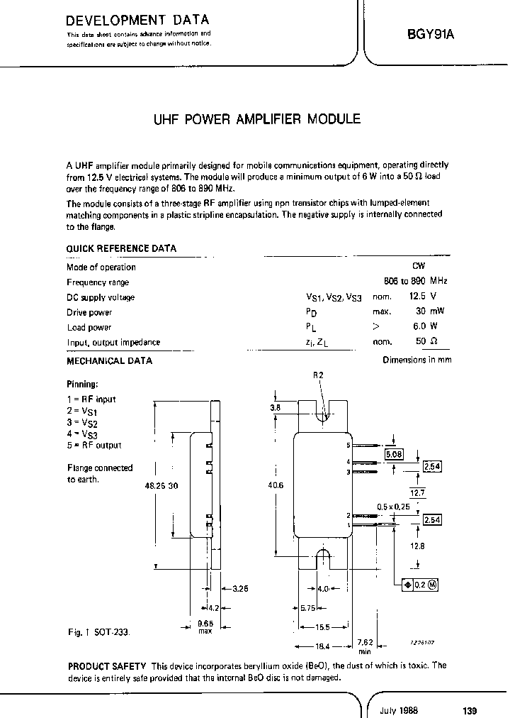 BGY91A_1067323.PDF Datasheet
