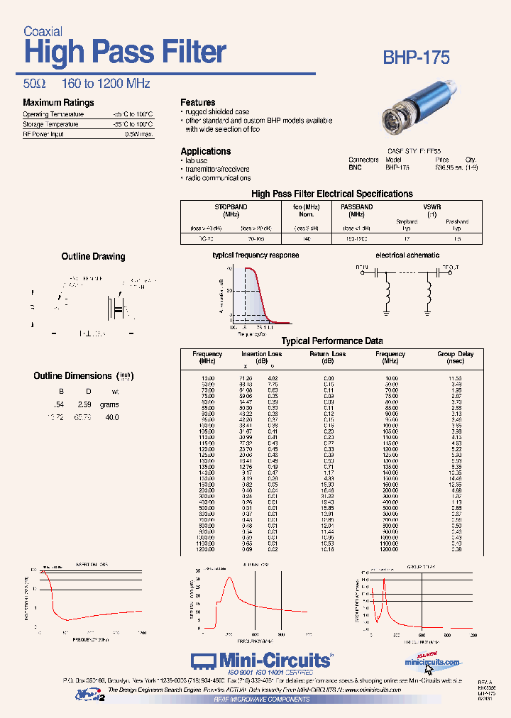 BHP-175_1219539.PDF Datasheet