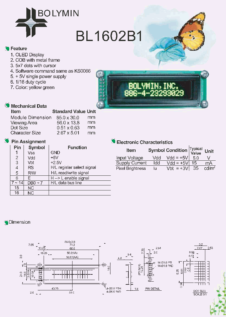BL1602B1_1219594.PDF Datasheet