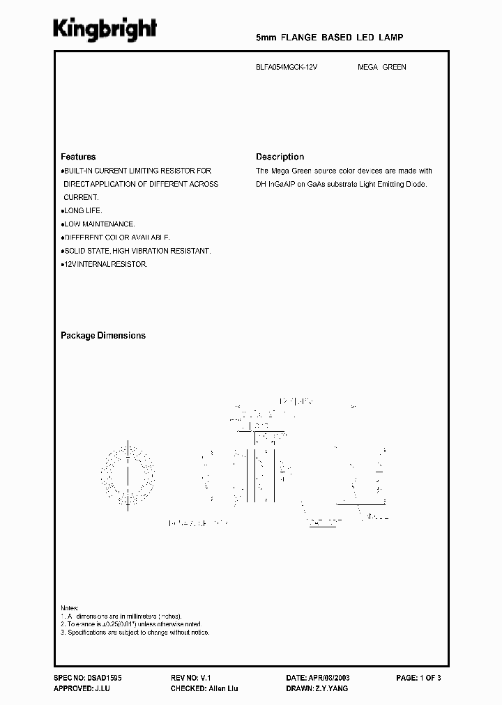 BLFA054MGCK-12V_1219730.PDF Datasheet