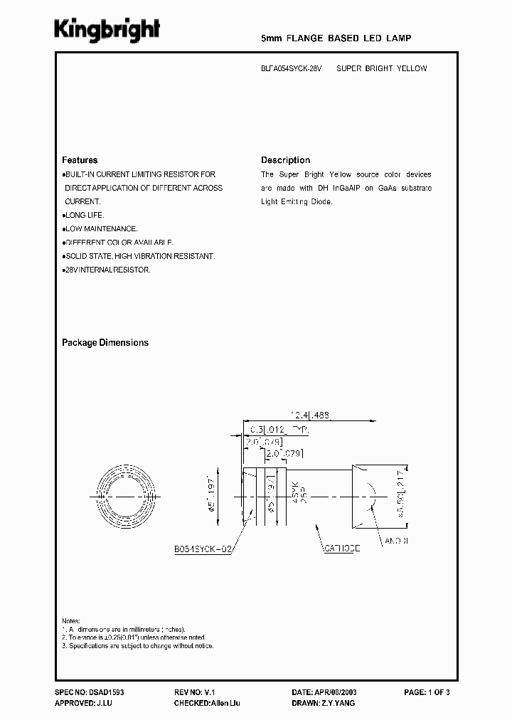 BLFA054SYCK-28V_1219740.PDF Datasheet