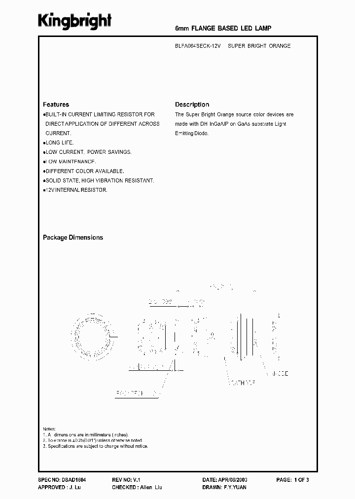 BLFA064SECK-12V_1219745.PDF Datasheet