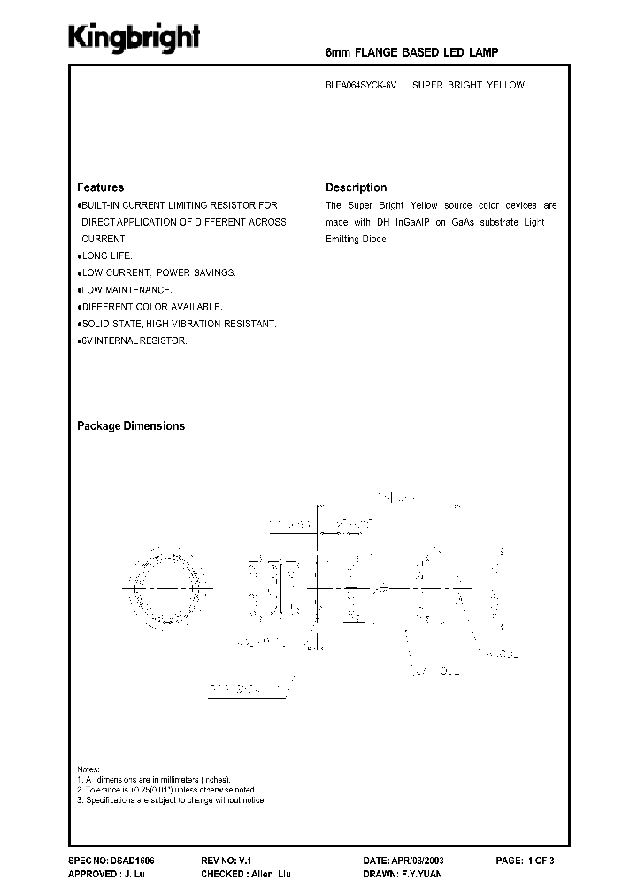 BLFA064SYCK-6V_1219753.PDF Datasheet