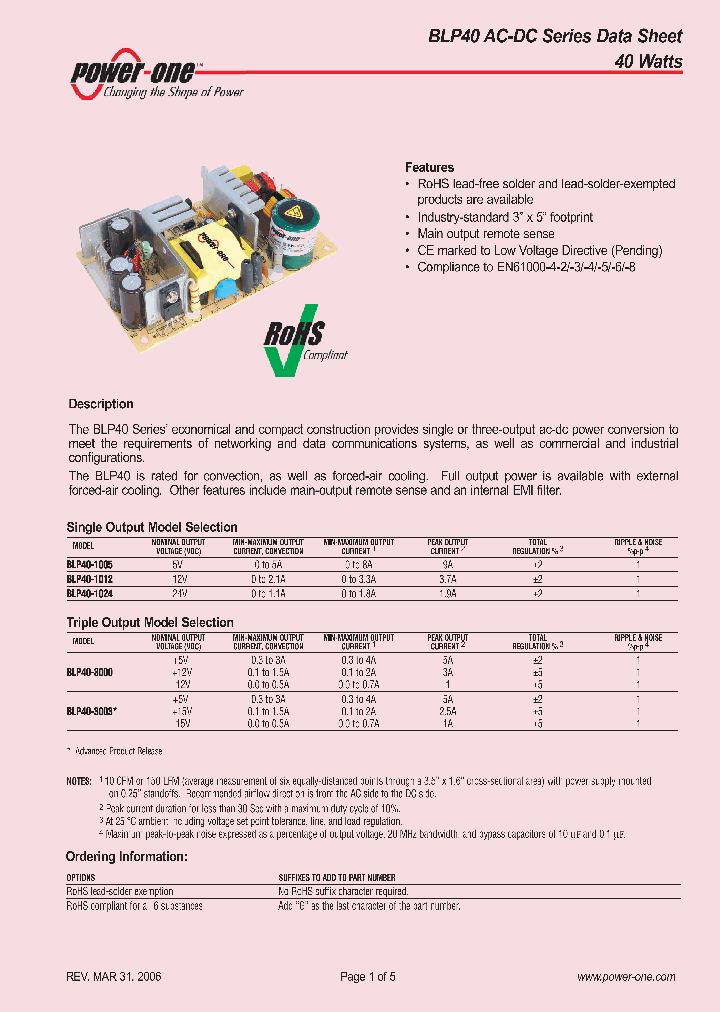 BLP40-3003_1219792.PDF Datasheet