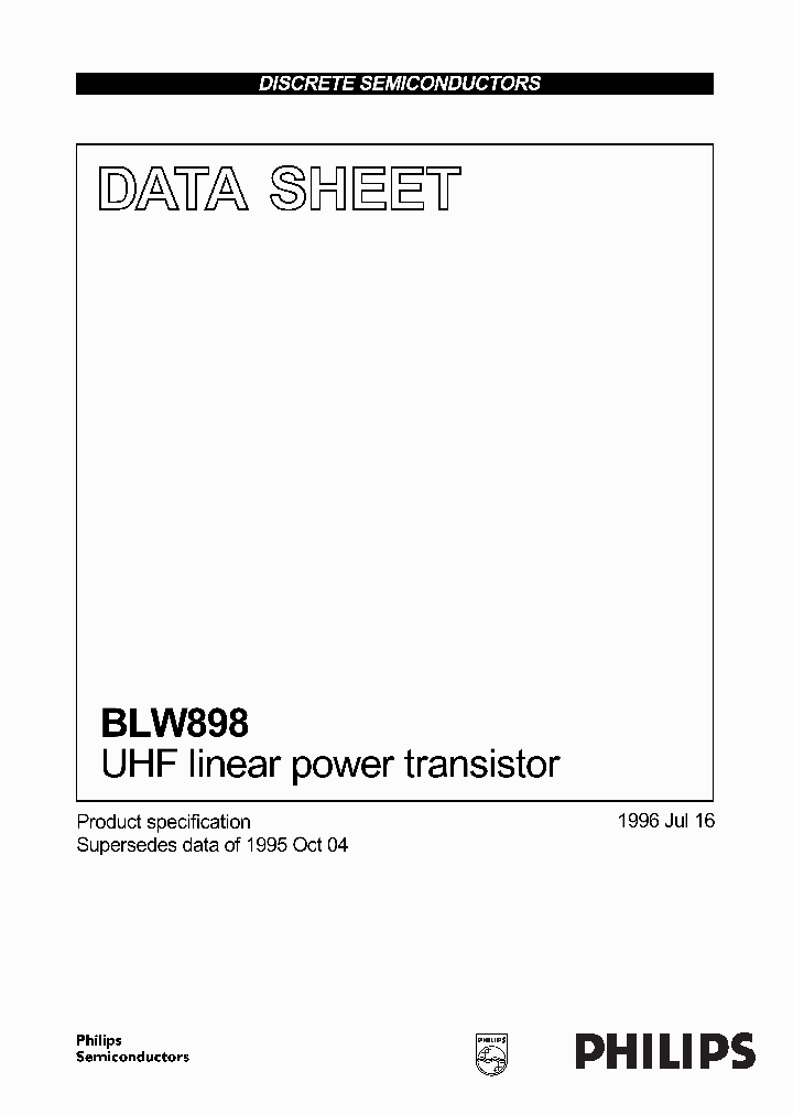 BLW898_1219863.PDF Datasheet