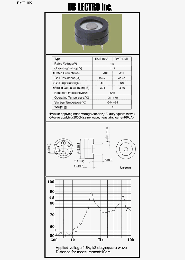 BMT-105A_1166077.PDF Datasheet