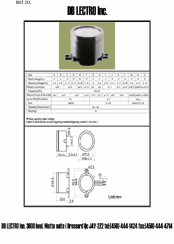 BMT-28X_1219944.PDF Datasheet