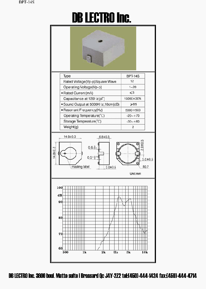 BPT-14S_1166114.PDF Datasheet