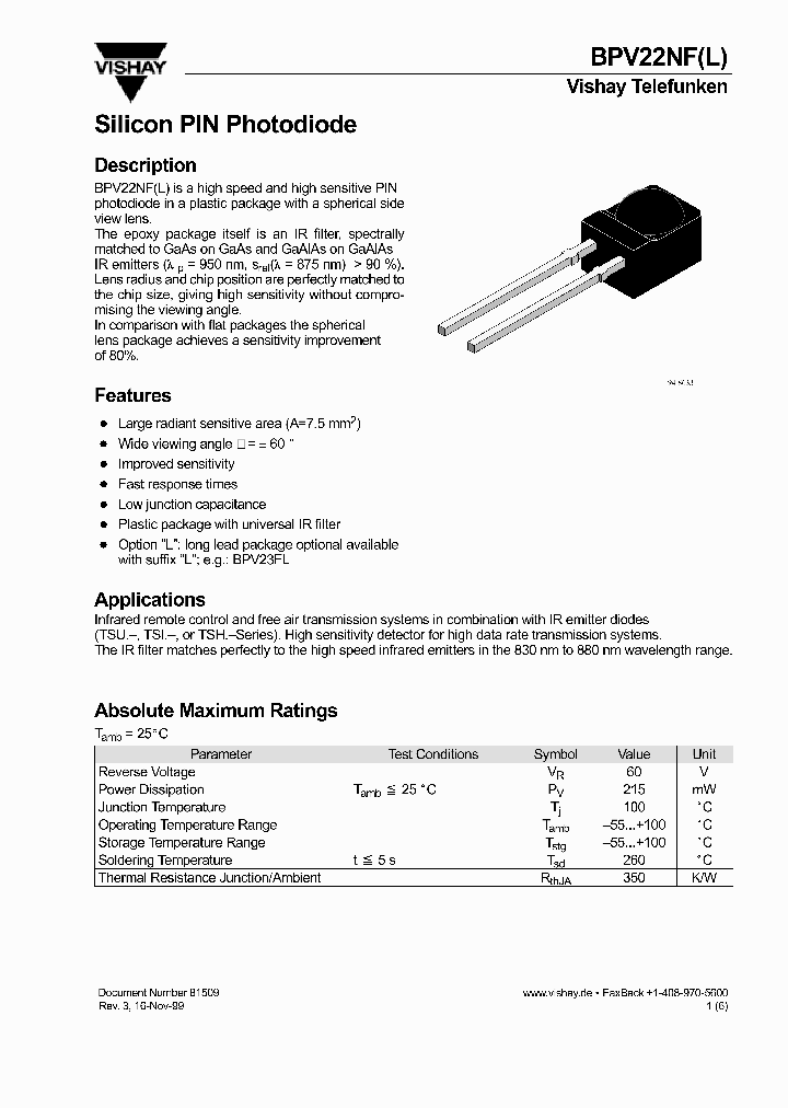 BPV22NF_1220074.PDF Datasheet