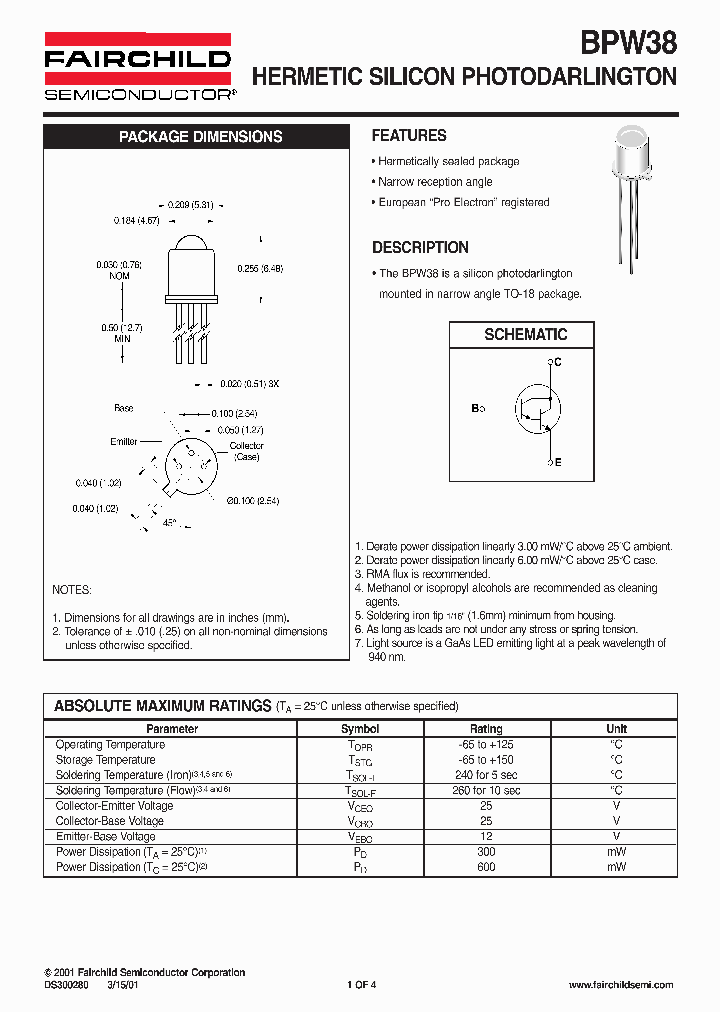 BPW38_1162810.PDF Datasheet