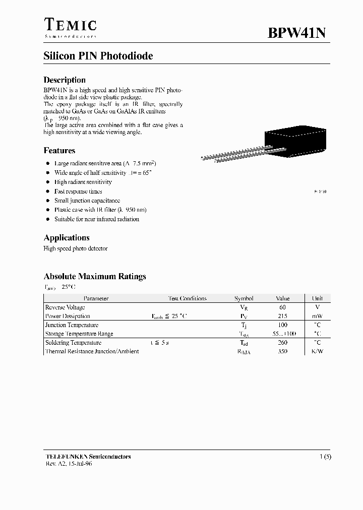 BPW41N_1220087.PDF Datasheet