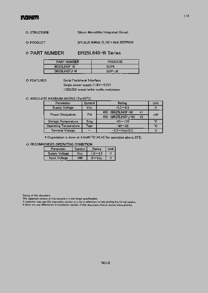 BR25L640F-W_1009218.PDF Datasheet