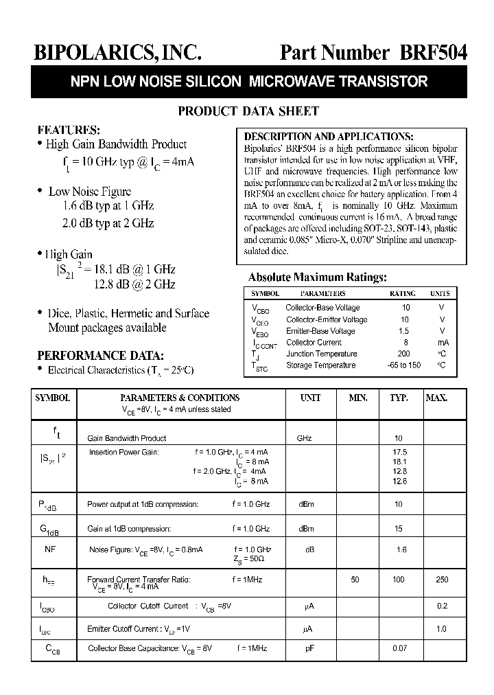 BRF504_1220407.PDF Datasheet