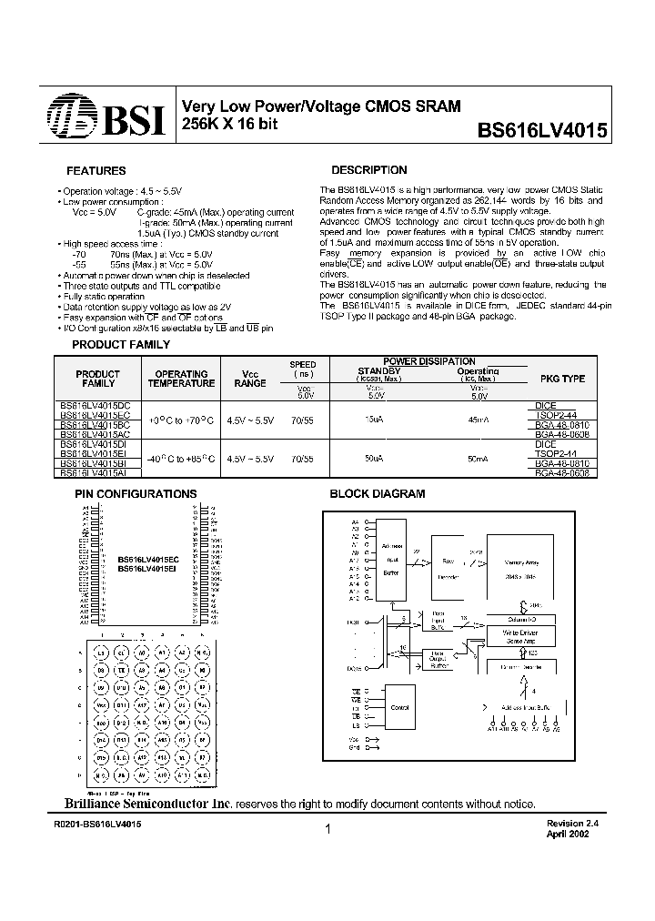 BS616LV4015EI_1220495.PDF Datasheet