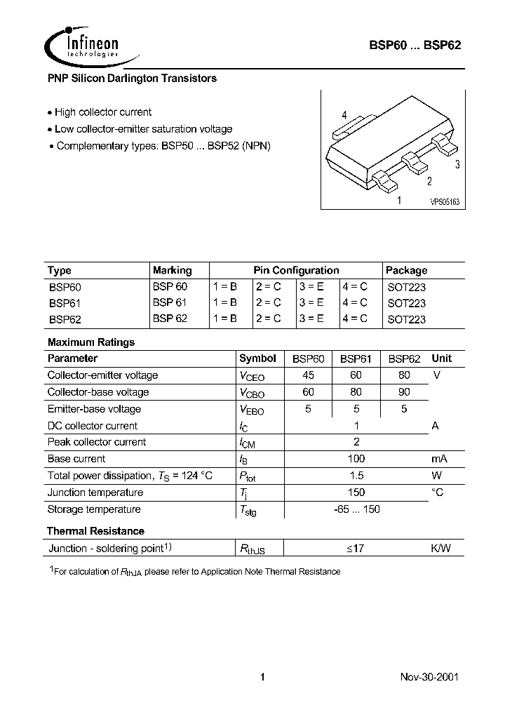BSP62_1220765.PDF Datasheet