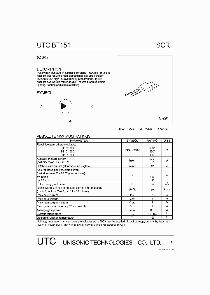 BT151_1174918.PDF Datasheet