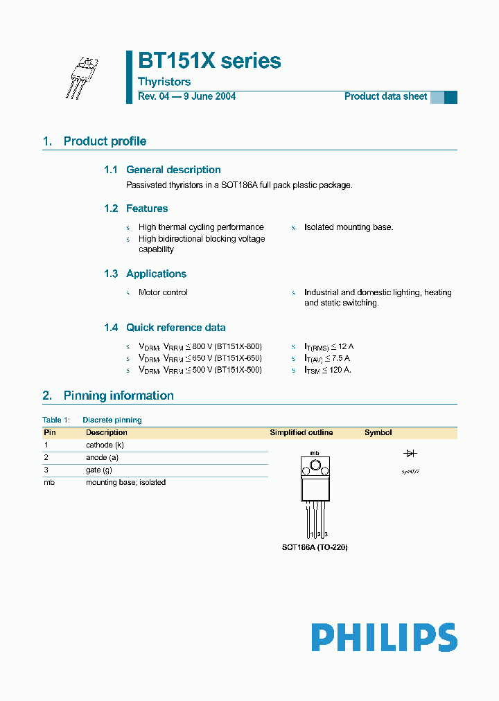 BT151X-800R_1220985.PDF Datasheet