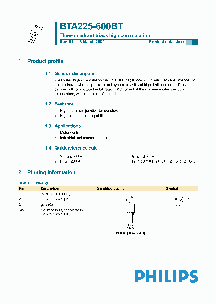 BTA225-600BT_1221123.PDF Datasheet