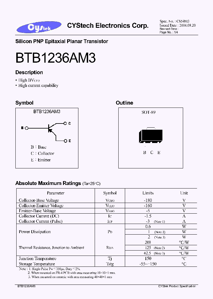 BTB1236AM3_1221157.PDF Datasheet