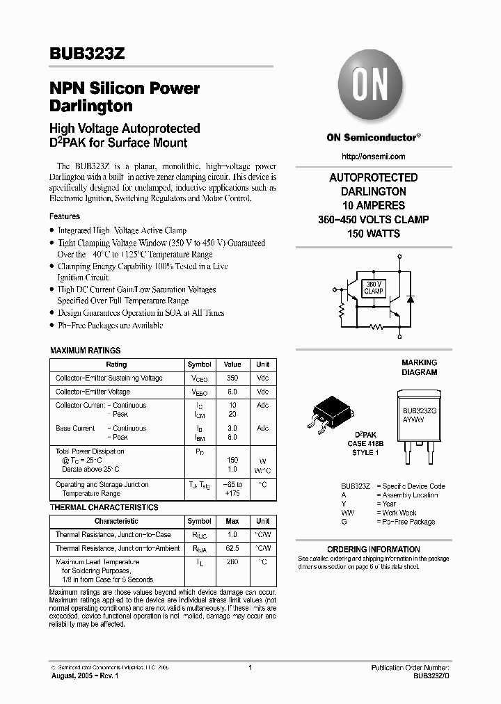 BUB323ZT4G_1107495.PDF Datasheet