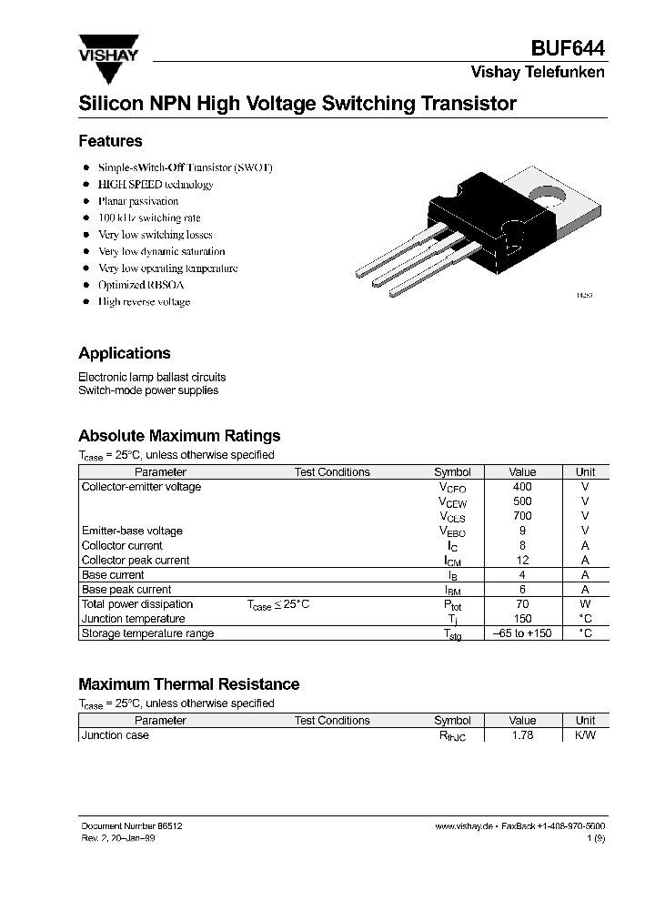 BUF644_1221786.PDF Datasheet