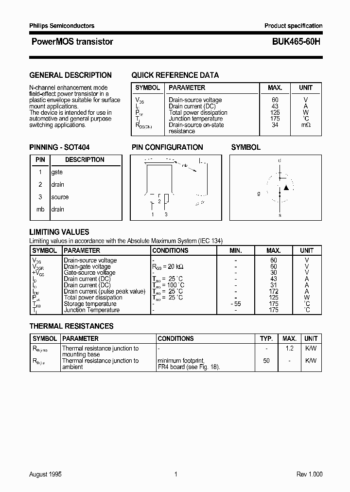 BUK465-60H_1060525.PDF Datasheet