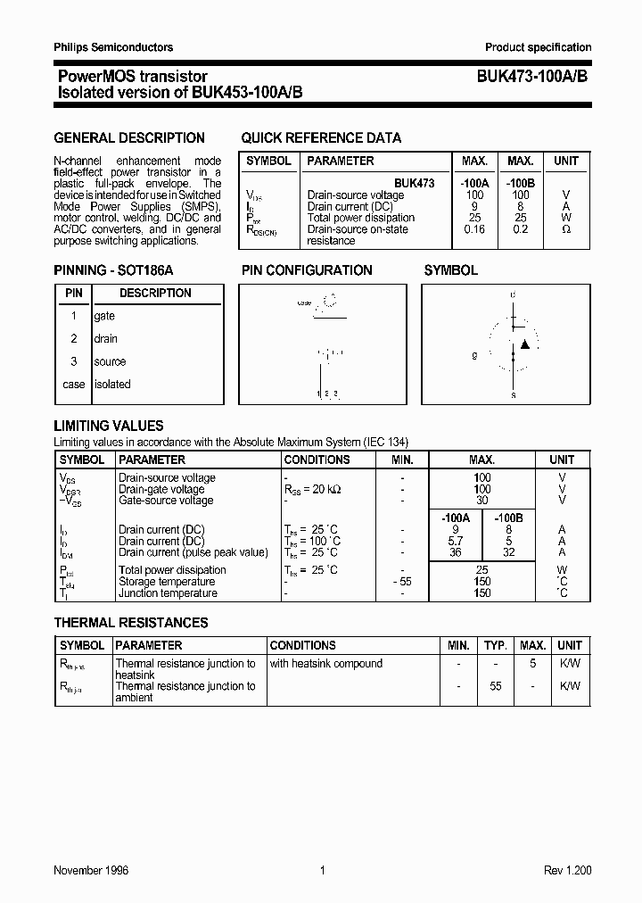 BUK473-100A_1030820.PDF Datasheet