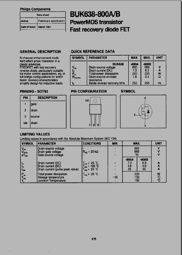 BUK638-800B_1221917.PDF Datasheet